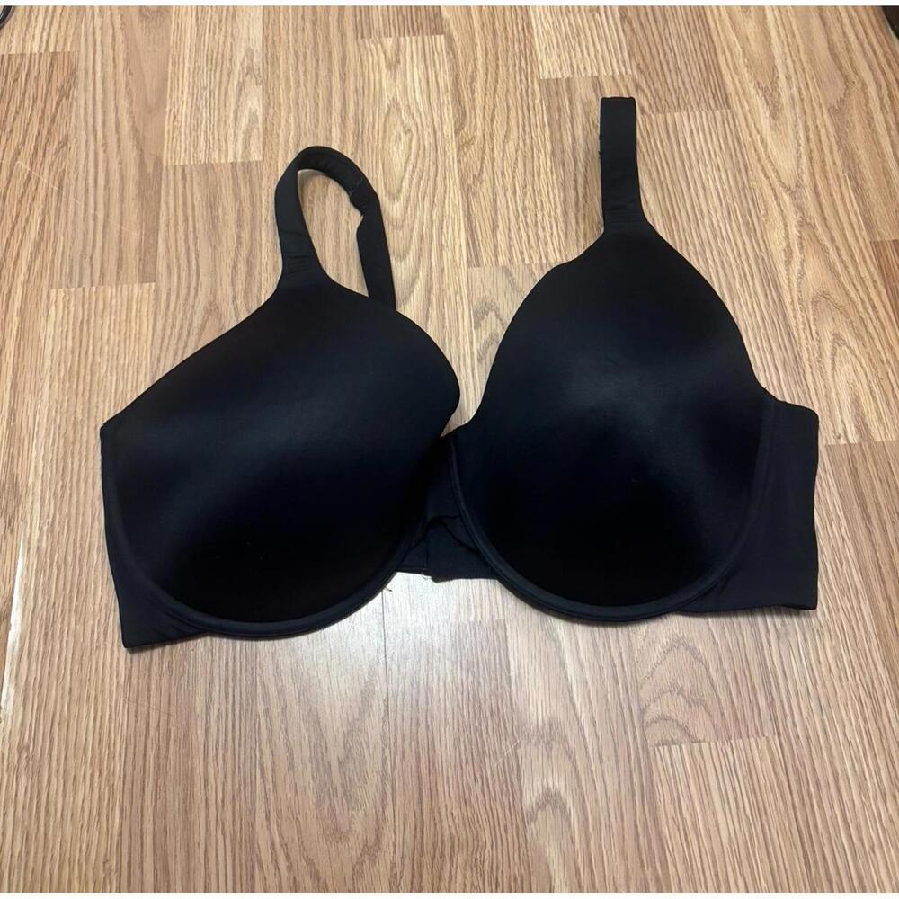 Ambrielle Every Day Full Coverage Black Bra Size 40DDD